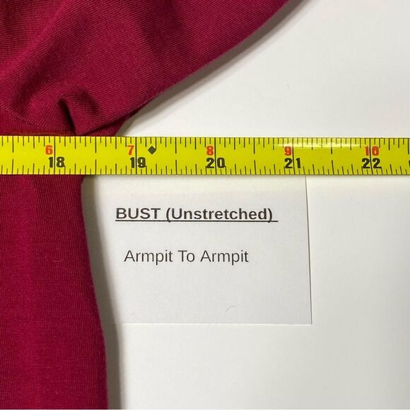 J.Jill Pure Jill Relaxed Basic Turtleneck In Maroon/Red Women's Size Small - Picture 3 of 15